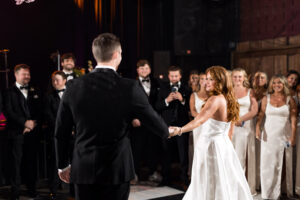 Wedding reception at George's Majestic Lounge in Fayetteville, Arkansas