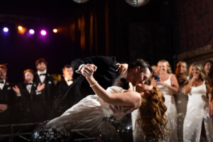 Wedding reception at George's Majestic Lounge in Fayetteville, Arkansas