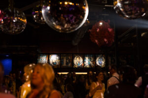 Wedding reception at George's Majestic Lounge in Fayetteville, Arkansas