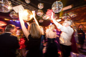 Wedding reception at George's Majestic Lounge in Fayetteville, Arkansas