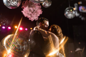 Wedding reception at George's Majestic Lounge in Fayetteville, Arkansas