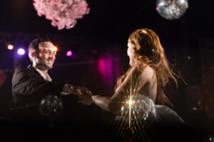 Wedding reception at George's Majestic Lounge in Fayetteville, Arkansas