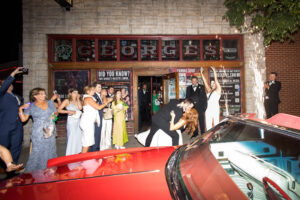 Wedding reception at George's Majestic Lounge in Fayetteville, Arkansas